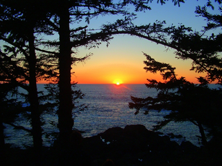 Sunset at Ucluelet