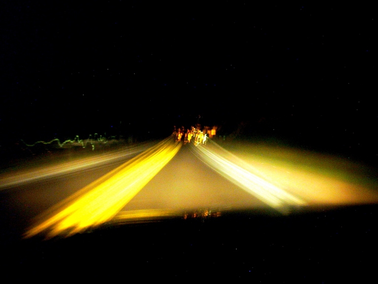 A night time drive
