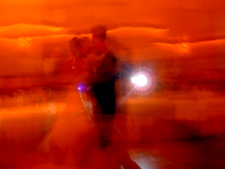 A first dance at a wedding