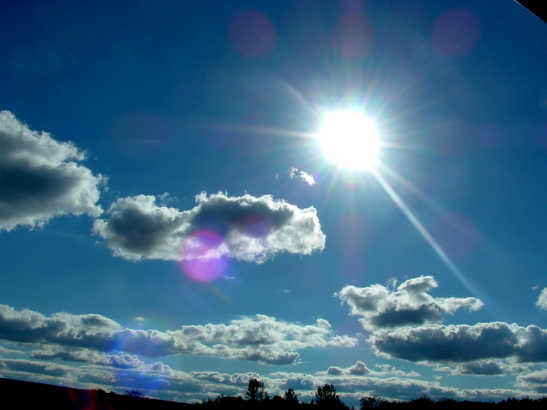 Clouds in the sky